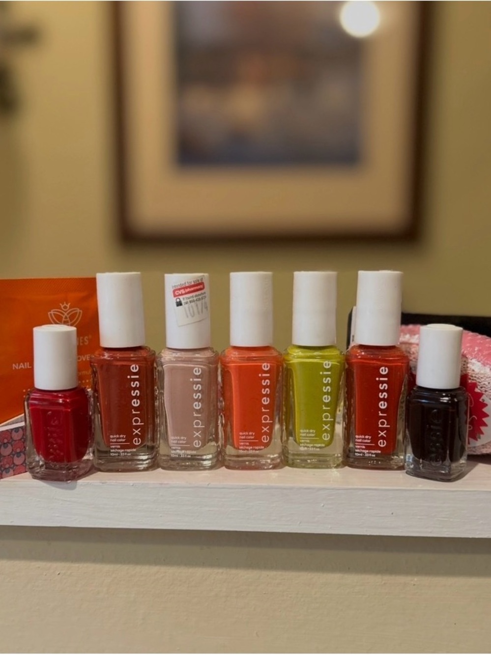 essie expressie Quick Dry Nail Polish Set - Coral, Nude, Lime, Red